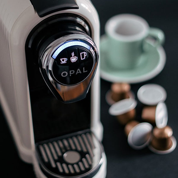 OPAL One Coffee Pod Machine (White) - Small Batch Coffee Roasters Opal