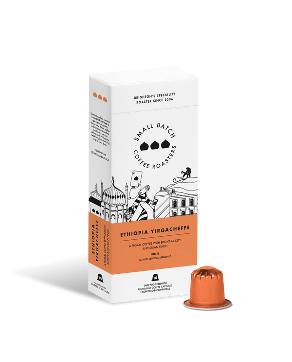Ethiopia Yirgacheffe Coffee Pods - Small Batch Coffee Roasters