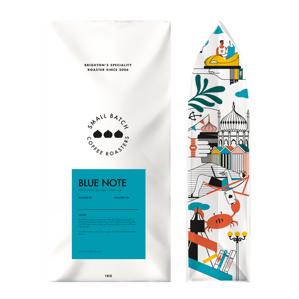 Small Batch Coffee Blue Note Package-3
