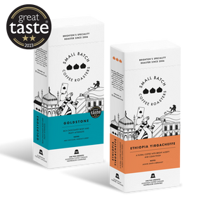 Product Image of Small Batch Coffee Pods - Goldstone & Ethiopia Yirgacheffe