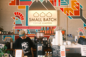small batch coffee roasters cafe