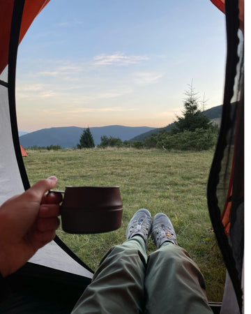 Camping-Drinking -Coffee