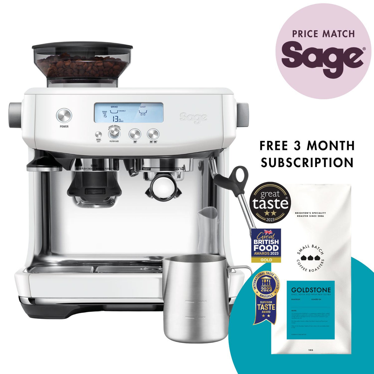 Sage Barista Pro (Brushed Stainless Steel)