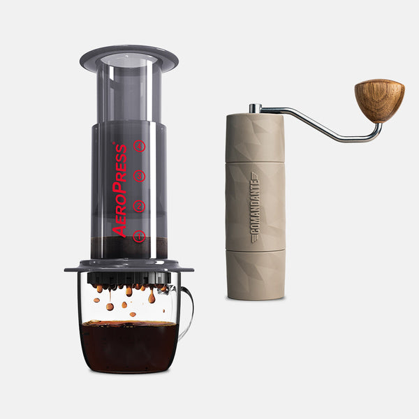 Comandante X25 Trailmaster Dune and Aeropress Original Bundle - Small Batch Coffee Roasters