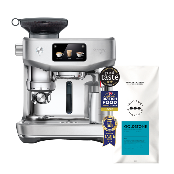 Sage the Barista Touch Espresso Machine with Goldstone Coffee
