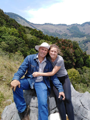 Cafe Directo Coffee Farm. Father Daughter team